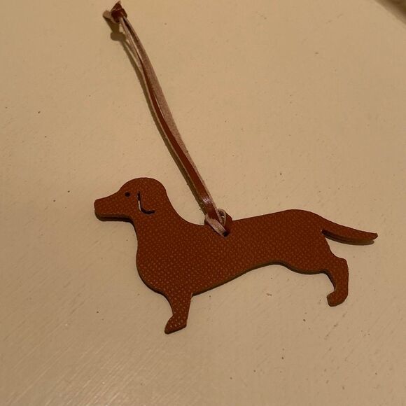 Sexy Little Vintage Handmade dog Leather Bag Charm Cute animal Keychain - Picture 4 of 7